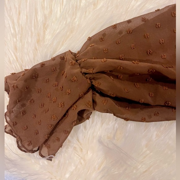 Brown Crop Top - Picture 4 of 6